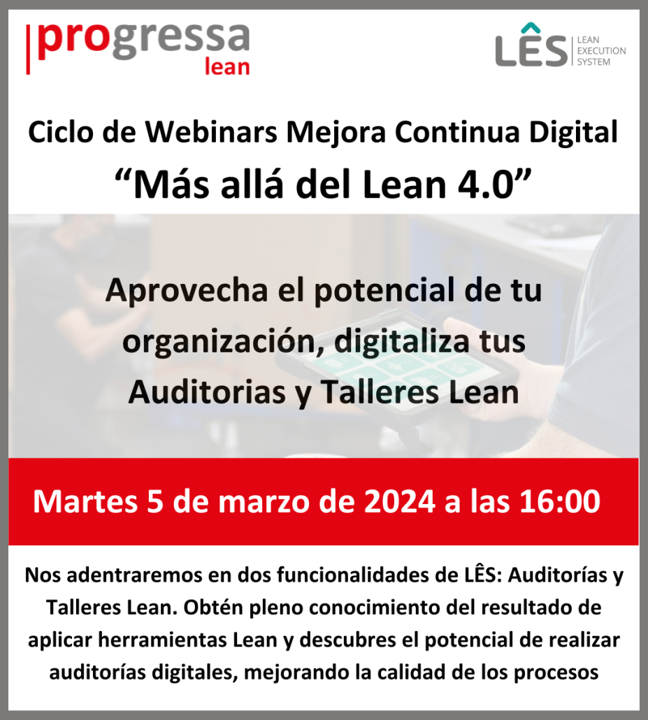 Aprovecha el potencial de tu organización, digitaliza tus Auditorias y Talleres Lean